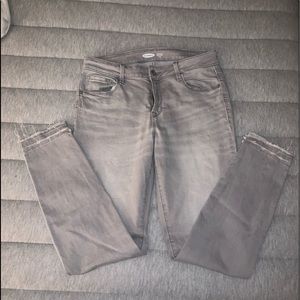 old navy gray women’s jeans